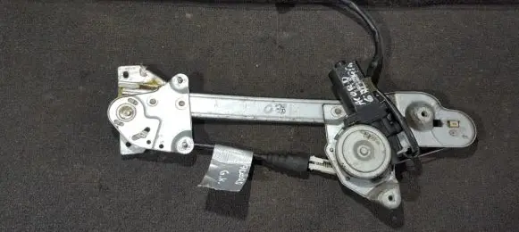 Sliding door window regulator with motor
