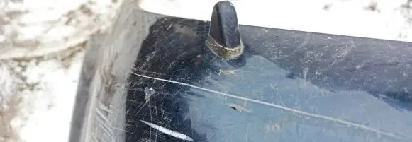 Headlight washer spray nozzle