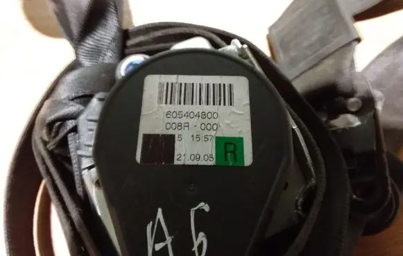 Audi A6 S6 C6 4F Front seatbelt 4F0857706