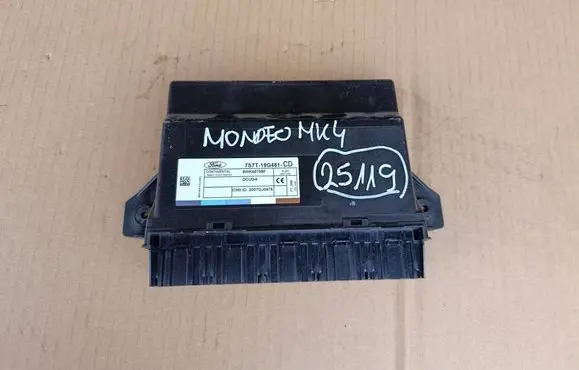 Ford Mondeo MK IV Comfort/convenience module 7S7T19G481CD 5WK48799F 2007DJ0476