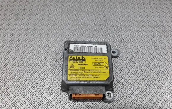 Citroen Xantia Airbag control unit/module 550740900 9633504380