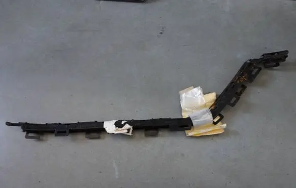 Volkswagen PASSAT B8 Bumper support mounting bracket corner 3G9807356A