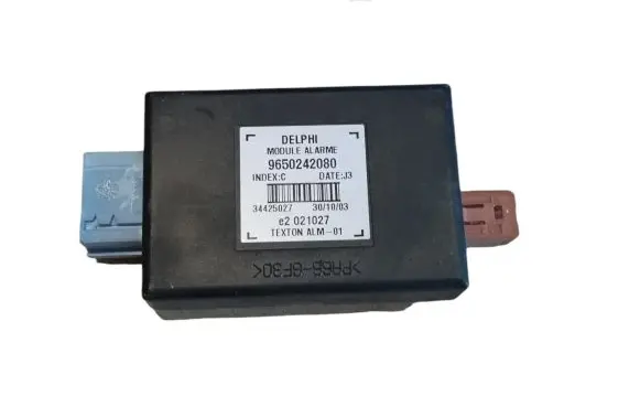 Peugeot 307 CC Alarm control unit/module 9650242080