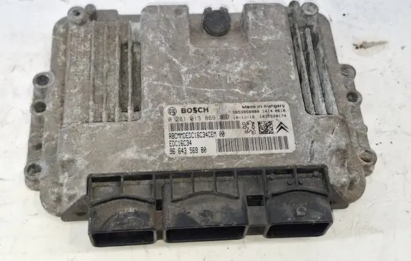 Citroen C4 I Picasso Engine control unit/module 9664356980 9653958980 0281013869