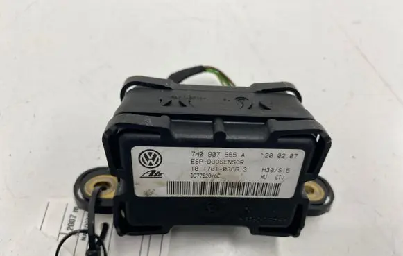 Volkswagen Touran I ESP acceleration yaw rate sensor 7H0907655A