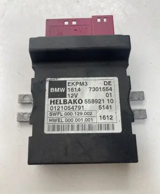 BMW 7 F01 F02 F03 F04 Fuel injection pump control unit/module 7301554 0121054791 55892110