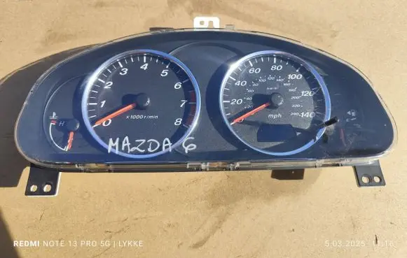 Mazda 6 Speedometer (instrument cluster) JPGJ8RB