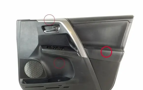 Toyota RAV 4 (XA40) Front door card panel trim 67610-42C11