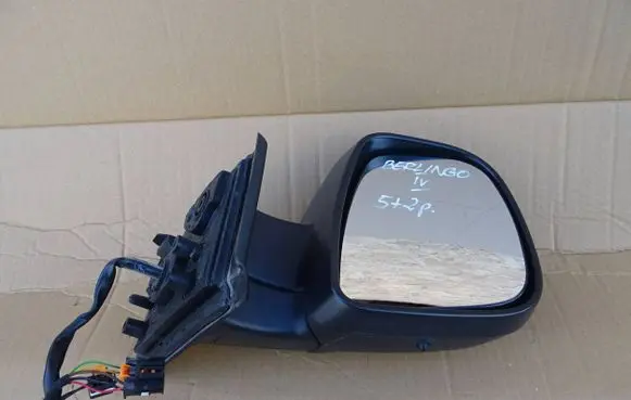 Citroen Berlingo Front door electric wing mirror 