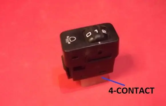 Mazda 323 F Headlight level height control switch 9616323FI323MK3