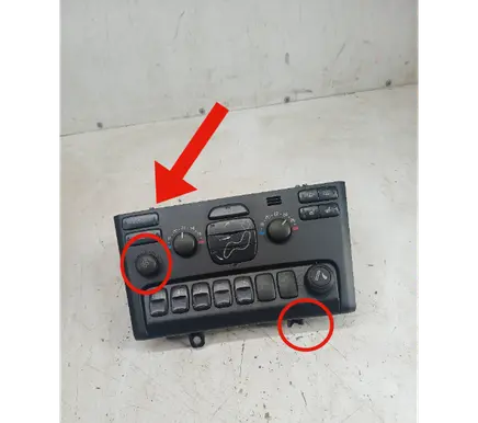 Volvo XC90 Climate control unit 8697137 1158657C SN13293079