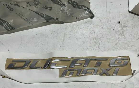 Fiat Ducato Rear door emblem/model letters 52183796