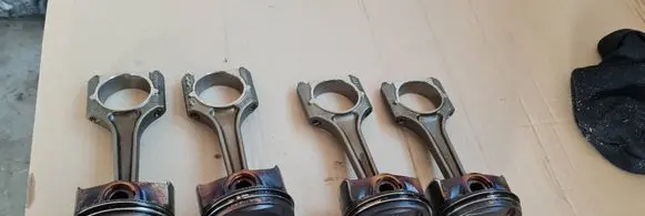 Audi A4 S4 B9 8W Piston with connecting rod 06KAQ