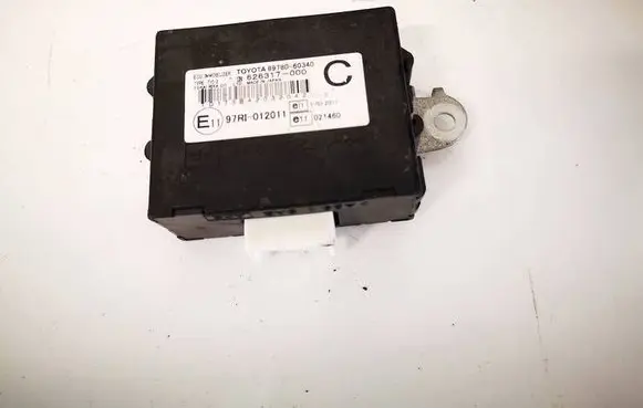 Toyota Auris 150 Immobilizer control unit/module 8978060340