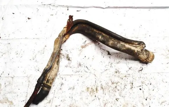 Fuel tank filler neck pipe