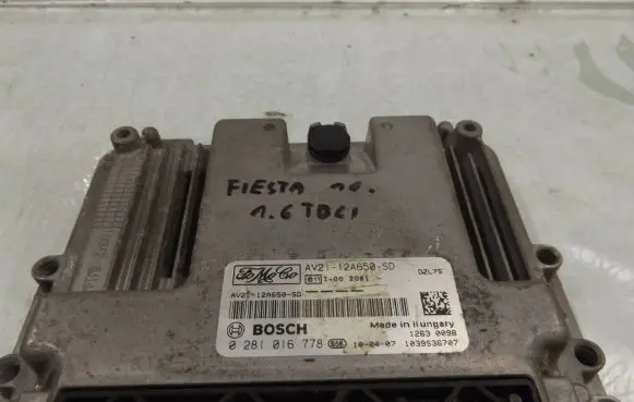 Ford Fiesta Engine ECU kit and lock set 