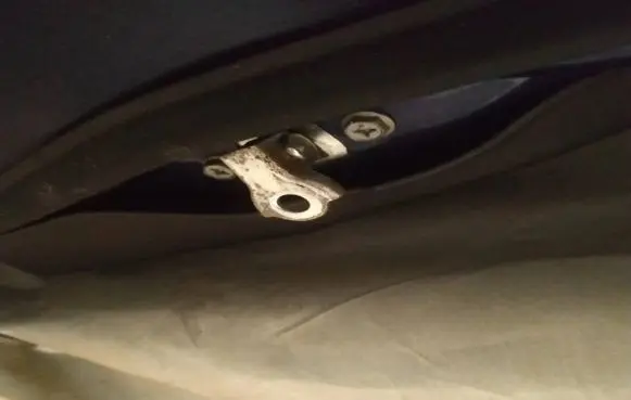 Opel Agila B Front door check strap stopper 