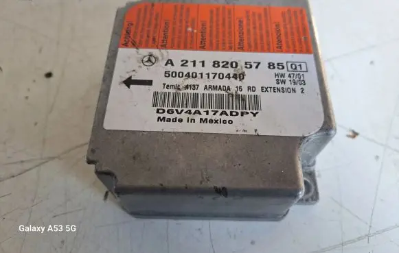 Mercedes-Benz E W211 Airbag control unit/module A2118205785 500401170440