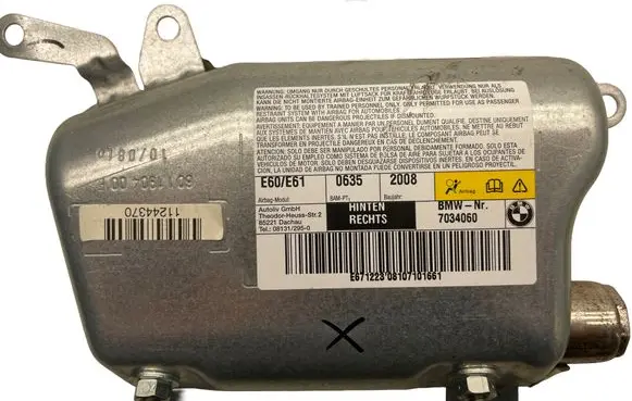 BMW 5 E60 E61 Rear door airbag 7034060
