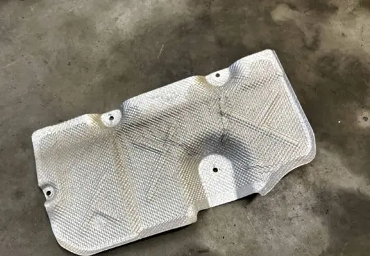 Mercedes-Benz GLS X166 Exhaust heat shield A1666823671