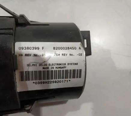 Renault Espace - Grand espace IV Climate control unit 09380399F 09380399 8200028450