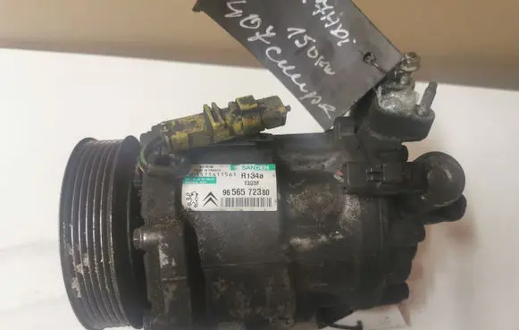 Peugeot 407 Air conditioning (A/C) compressor (pump) 9656572380 05511411561 R134A