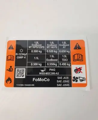 Ford Galaxy Other badges/marks H1BB19A688BB 2434431