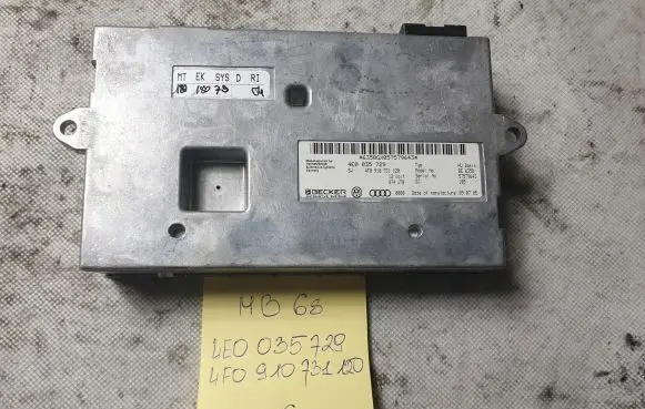 Audi A6 S6 C6 4F MMI control unit 4E0035729