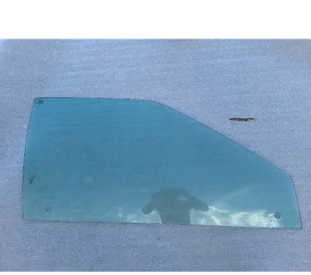 Audi Coupe Front door window/glass (coupe) 43R001026 DOT27M25100AS2