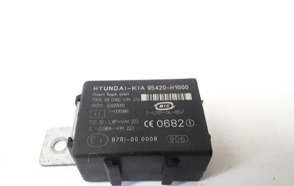 Hyundai Sonata Immobilizer control unit/module 95420H1000 97RI000008 2298AVIM223