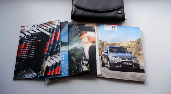 BMW X3 E83 Owners service history hand book 