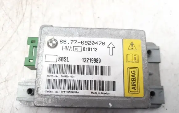 BMW 7 E65 E66 Airbag control unit/module 65776920470 12219989 6920470