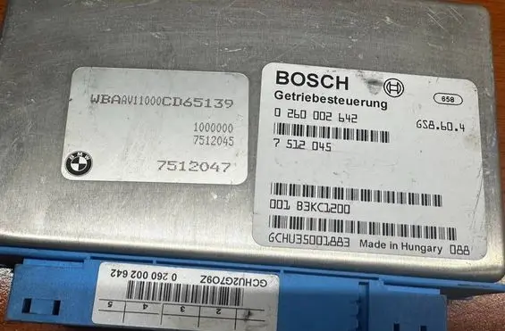 BMW 5 E60 E61 Gearbox control unit/module 0260002642 7512045 7512047