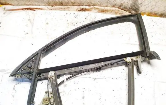 Audi A6 Allroad C6 Front door window/glass frame 4f0837629