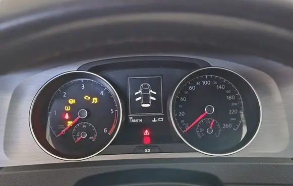 Volkswagen Golf VII Speedometer (instrument cluster) 5G1920741 IMPRK1444543