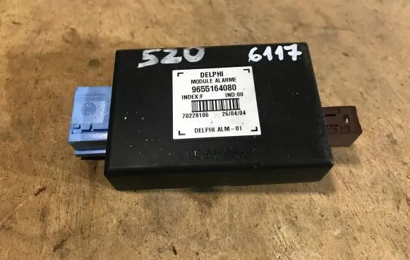 Peugeot 407 Alarm control unit/module 9655164080