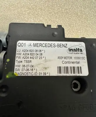 Mercedes-Benz C W204 Folding roof motor A2048200808 A2048200408 2048200808