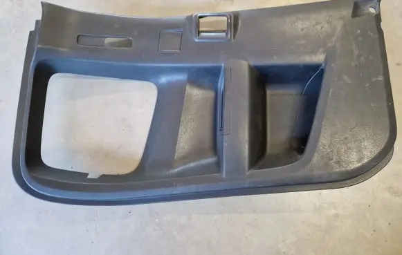 Rear door card panel trim