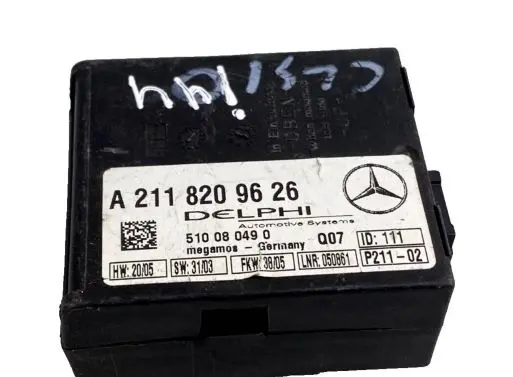 Mercedes-Benz E W212 Alarm control unit/module A2118209626 510080490