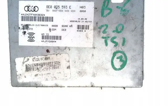 Volkswagen PASSAT B6 Other control units/modules 8E0035593E