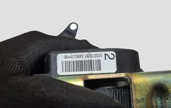 Peugeot 407 Rear seatbelt 96440739XX