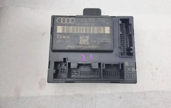 Audi A6 S6 C6 4F Door control unit/module 4F0959793E 4F0910793E 0033TFJ0001