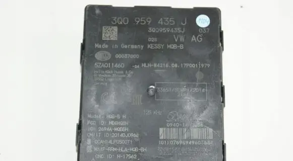 Volkswagen Golf VII Keyless (KESSY) go control unit/module 3Q0959435J