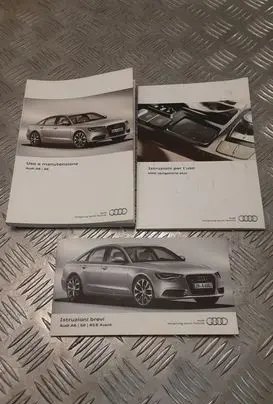 Audi A6 S6 C7 4G Owners service history hand book 1425624G050 1425614G050 1425666MH50