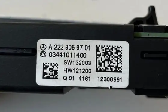 Mercedes-Benz S W222 Air conditioner control unit module A2229069701