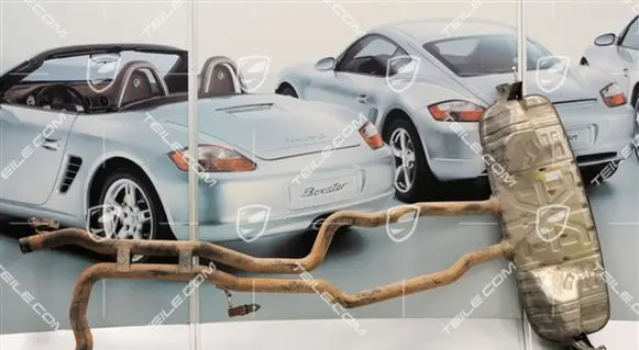 Porsche Cayenne (9PA) Muffler/silencer 95511112122KPL