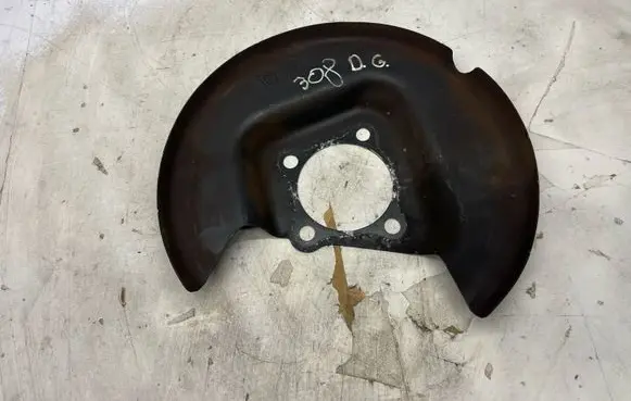 Peugeot 308 Rear brake disc plate dust cover 9807111780