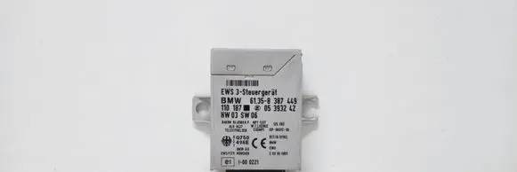 BMW 5 E39 Immobilizer control unit/module 61358387449 05393242 HW03SW06