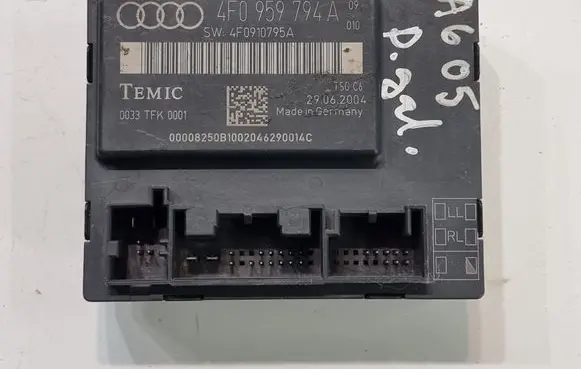 Audi A6 S6 C6 4F Door control unit/module 4F0959794A 4F0910795A