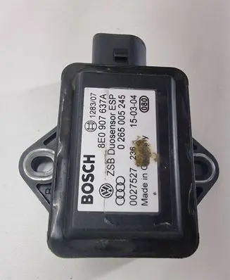 Audi A4 S4 B5 8D ESP acceleration yaw rate sensor 8E0907637A 0265005245 0027527